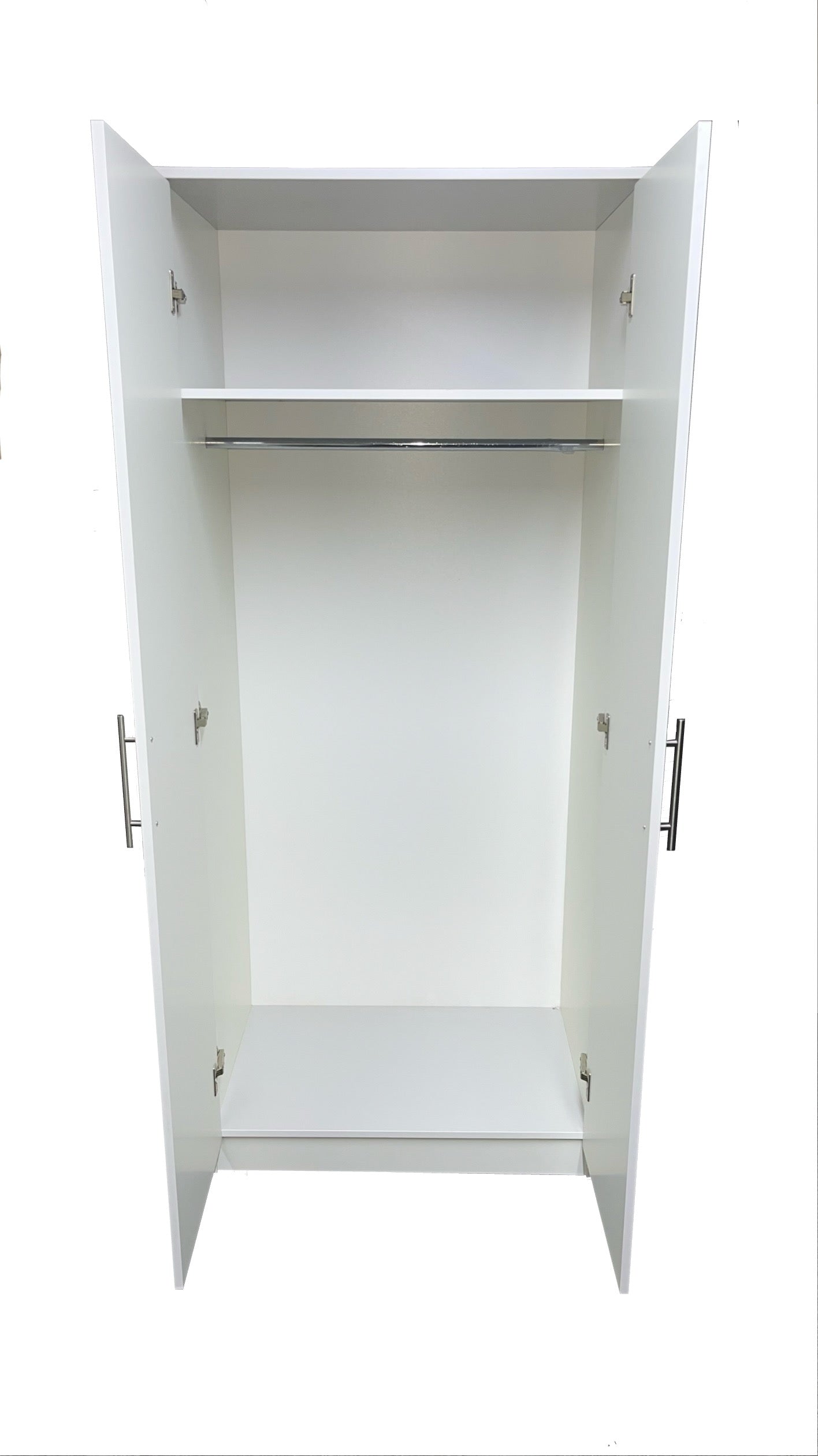 2 door double wardrobe | space-saving bedroom wardrobe | midland wooden closet