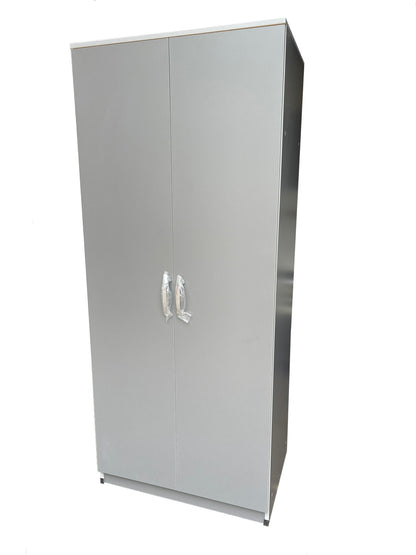 2 door double wardrobe | space-saving bedroom wardrobe | Midland wooden closet